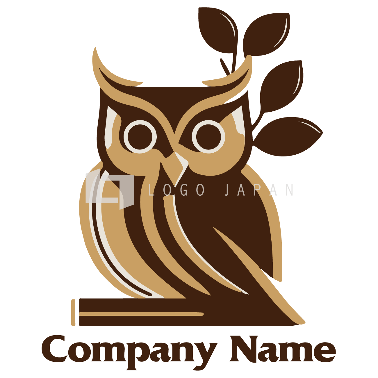 フクロウのAIロゴowl02