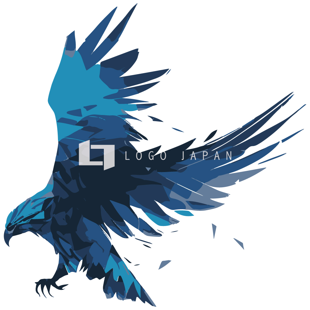 鷲アイコンイラストeagle-icon03