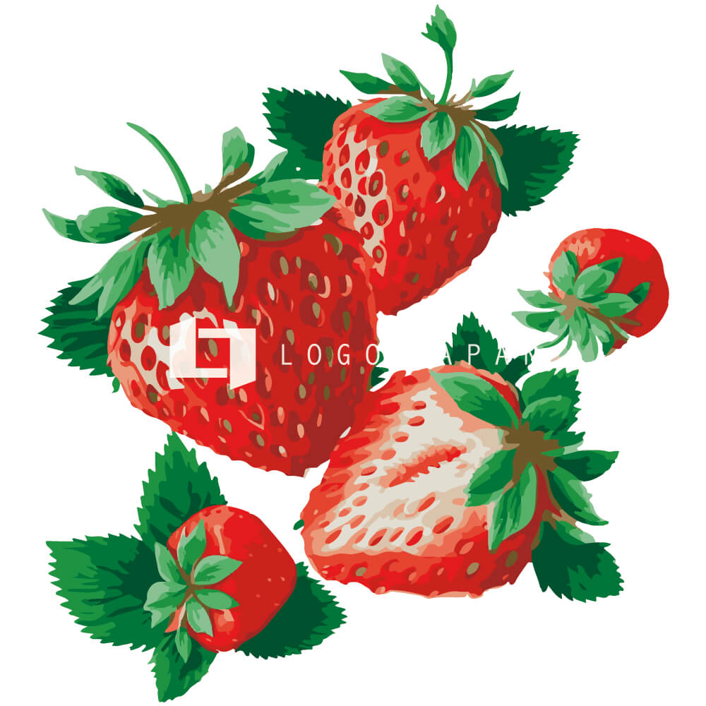 イチゴ アイコンイラスト-strawberry04